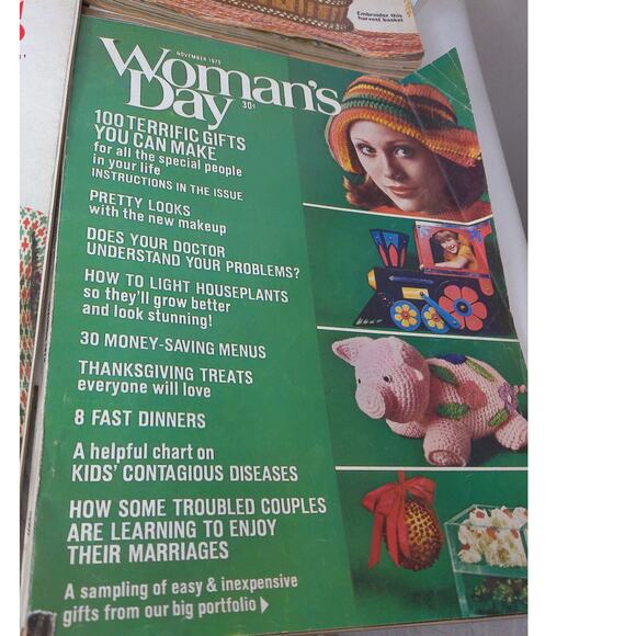 Holiday Christmas Craft Baking Magazines Family Circle Womans Day More SET OF 10 - Picture 4 of 12